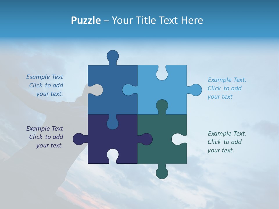 Funny Baby Having A Bath PowerPoint Template