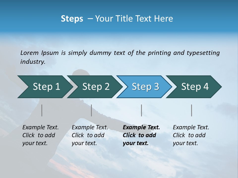 Funny Baby Having A Bath PowerPoint Template