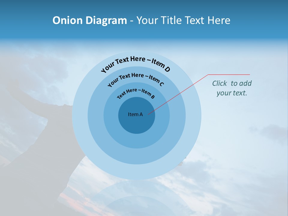 Funny Baby Having A Bath PowerPoint Template