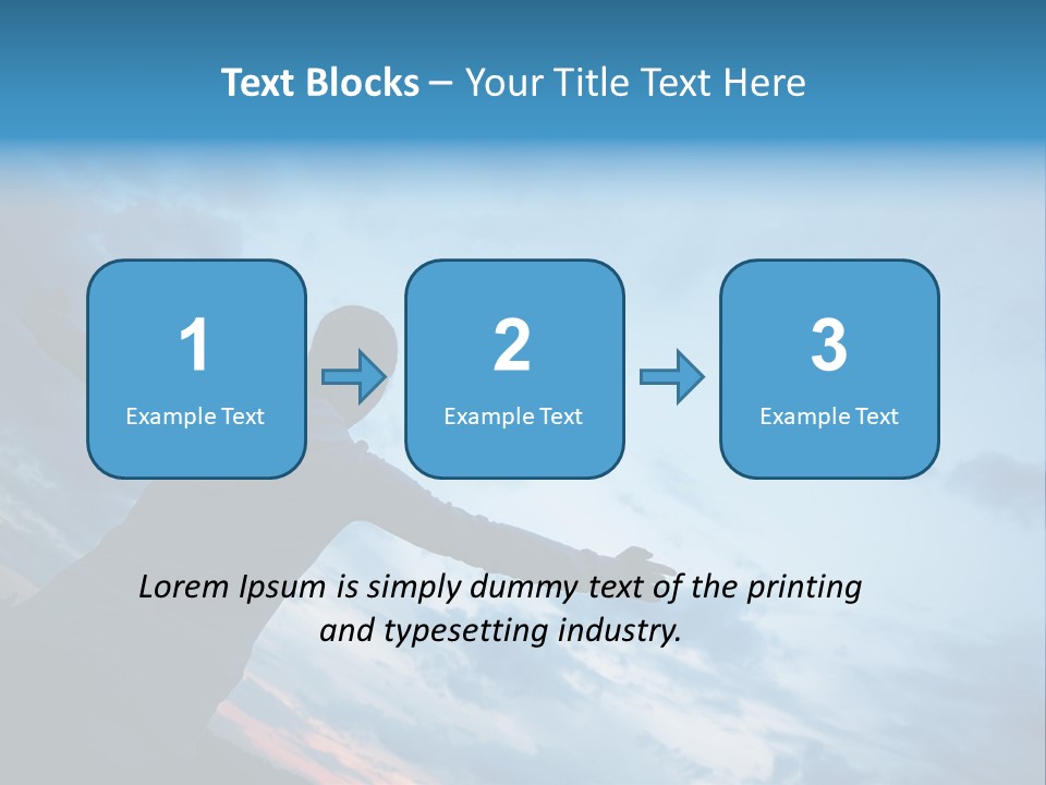 Funny Baby Having A Bath PowerPoint Template