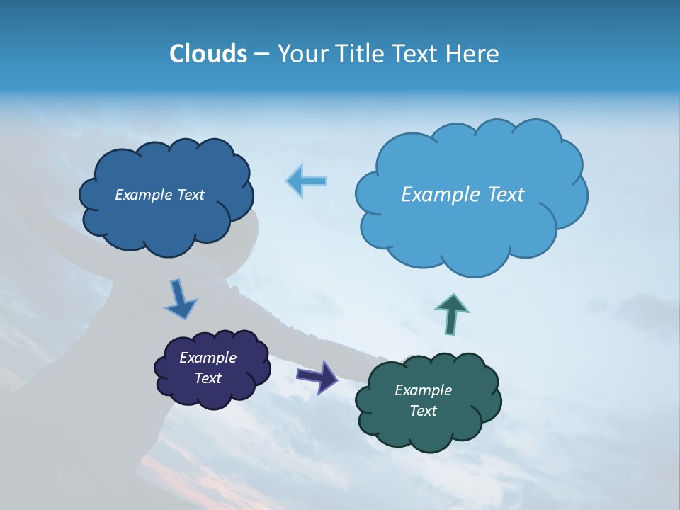 Funny Baby Having A Bath PowerPoint Template