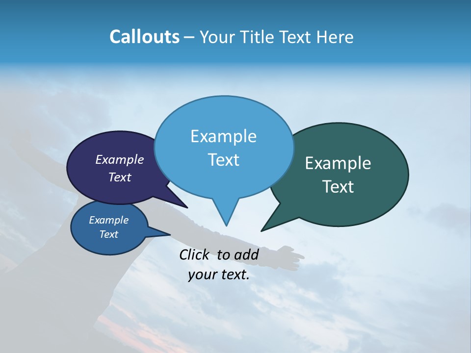 Funny Baby Having A Bath PowerPoint Template