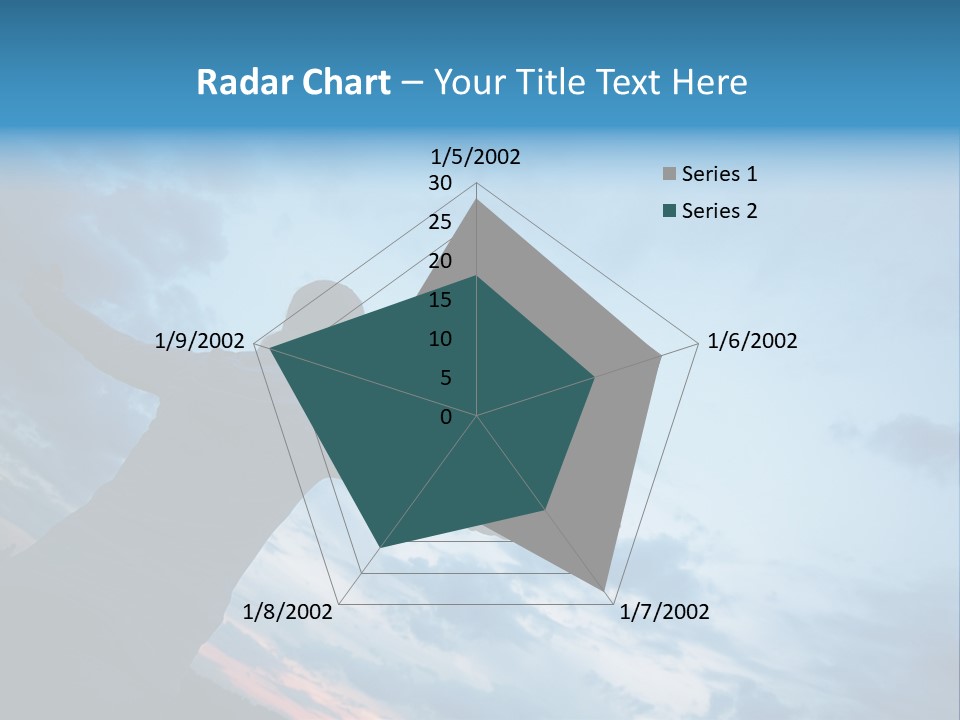 Funny Baby Having A Bath PowerPoint Template