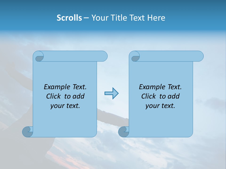 Funny Baby Having A Bath PowerPoint Template