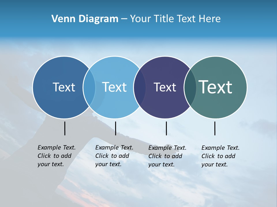 Funny Baby Having A Bath PowerPoint Template