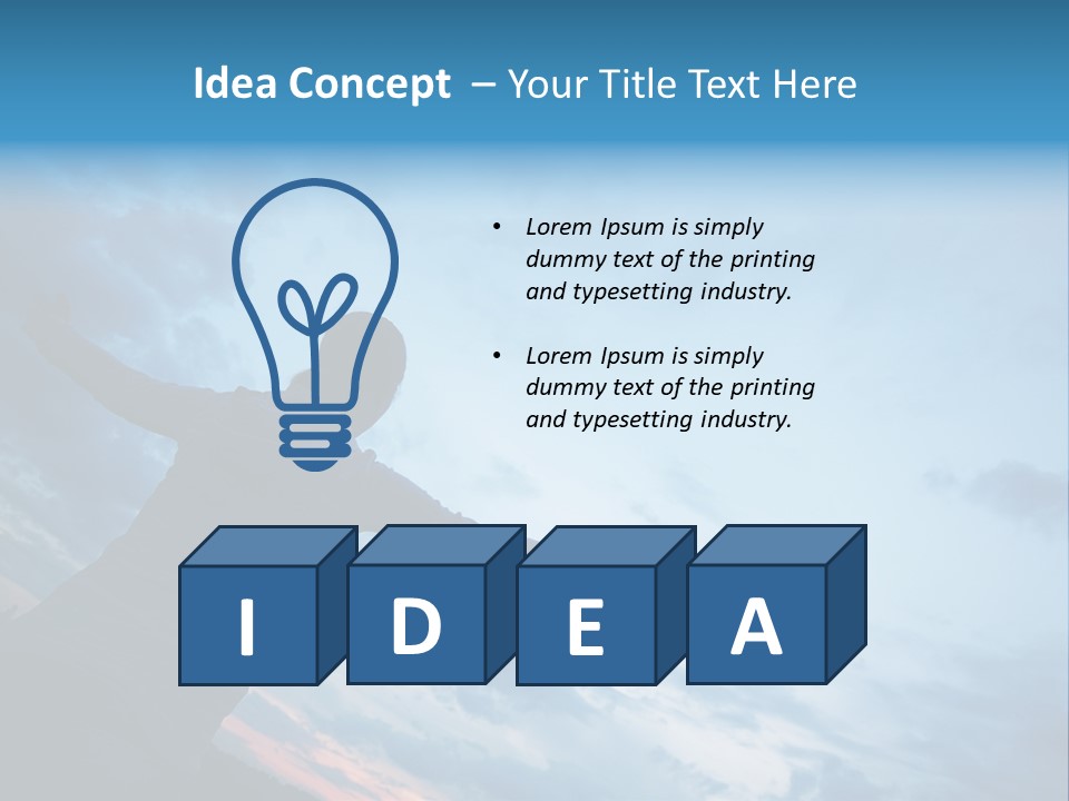 Funny Baby Having A Bath PowerPoint Template