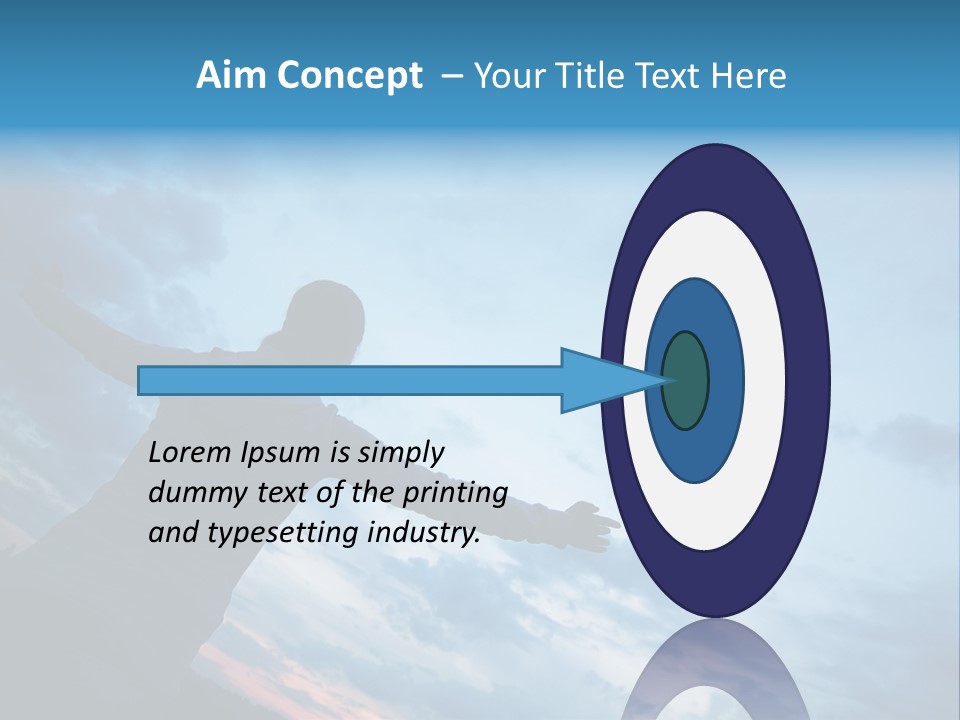 Funny Baby Having A Bath PowerPoint Template