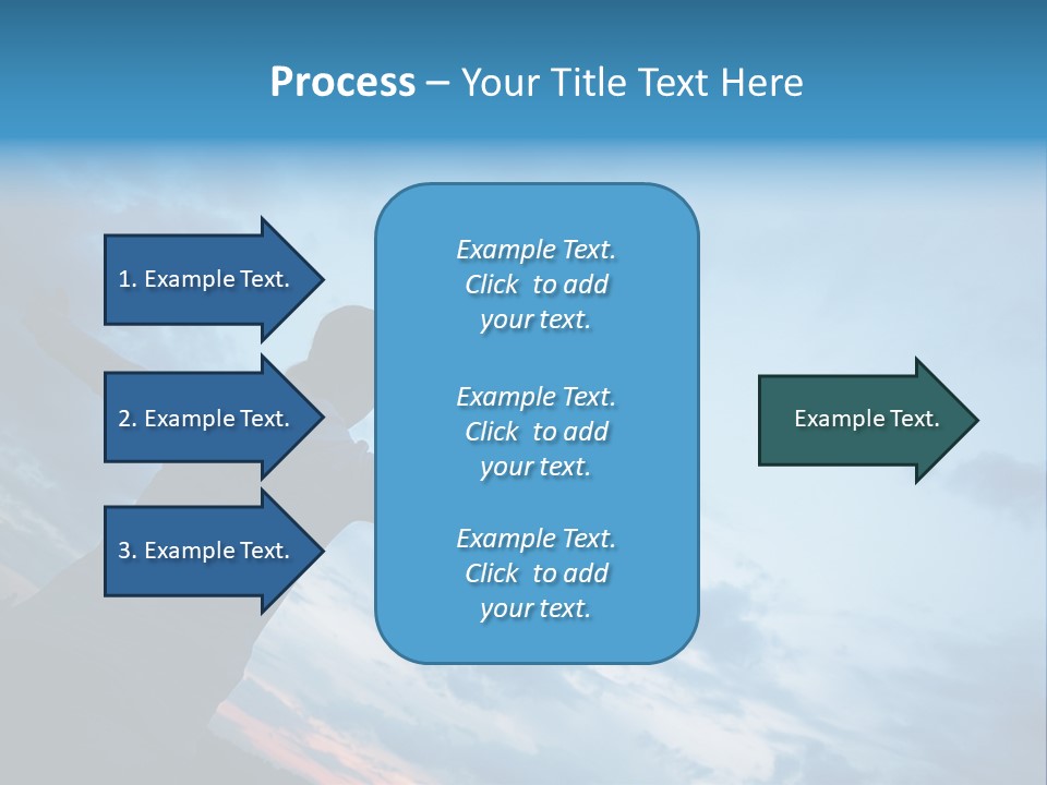 Funny Baby Having A Bath PowerPoint Template