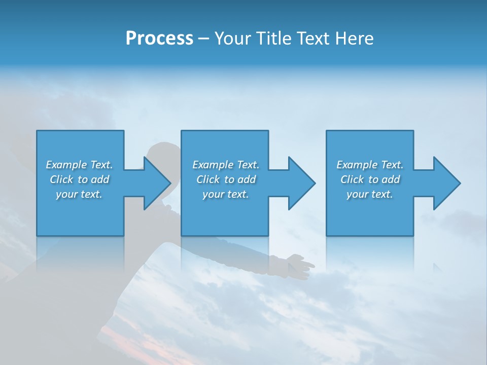 Funny Baby Having A Bath PowerPoint Template
