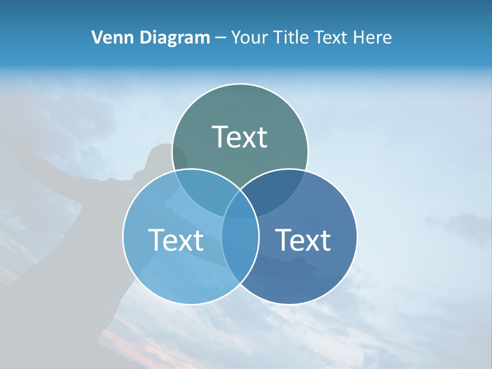 Funny Baby Having A Bath PowerPoint Template