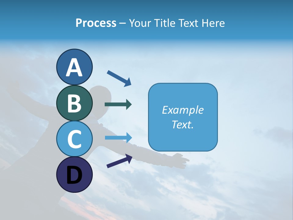 Funny Baby Having A Bath PowerPoint Template