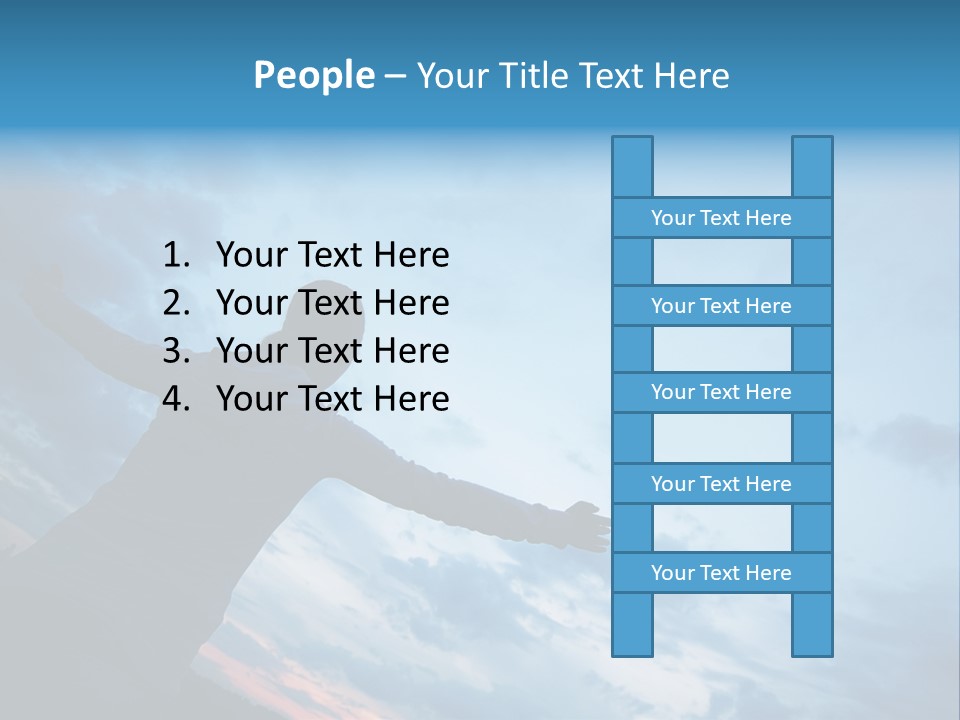 Funny Baby Having A Bath PowerPoint Template