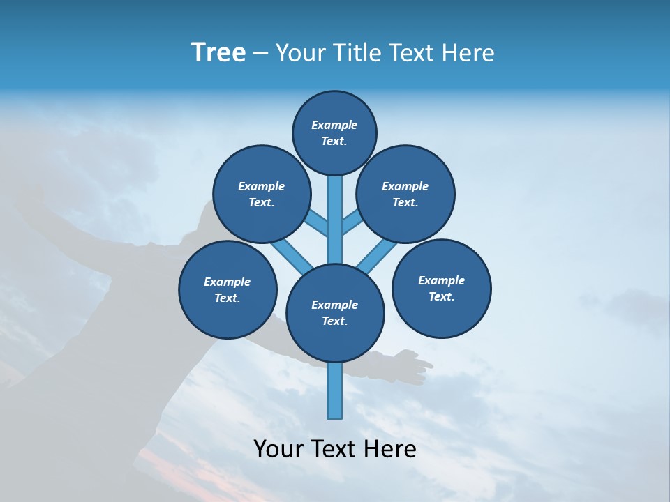 Funny Baby Having A Bath PowerPoint Template