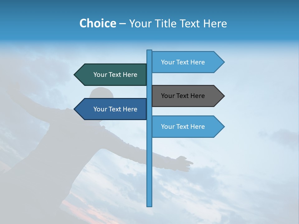 Funny Baby Having A Bath PowerPoint Template