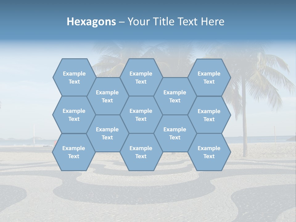 Copacabana Sidewalk - In Front Of The Beach PowerPoint Template