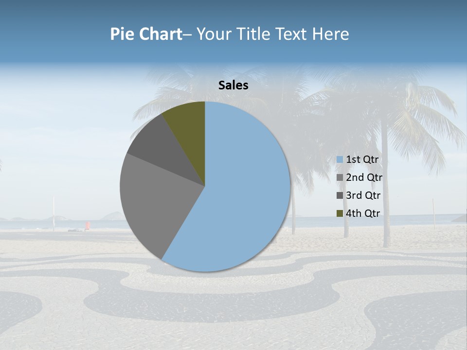 Copacabana Sidewalk - In Front Of The Beach PowerPoint Template