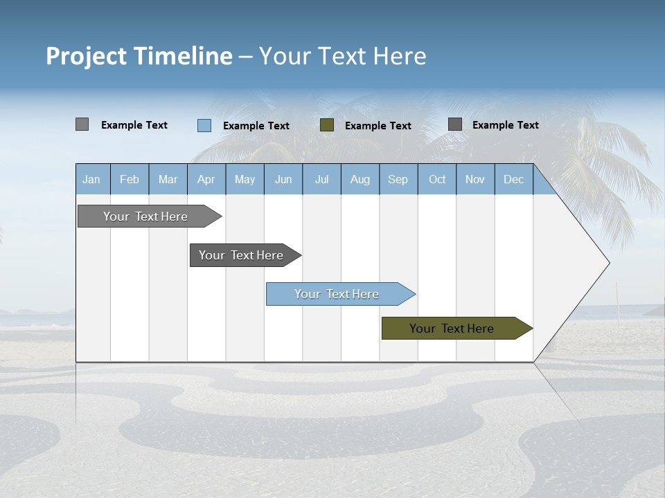 Copacabana Sidewalk - In Front Of The Beach PowerPoint Template