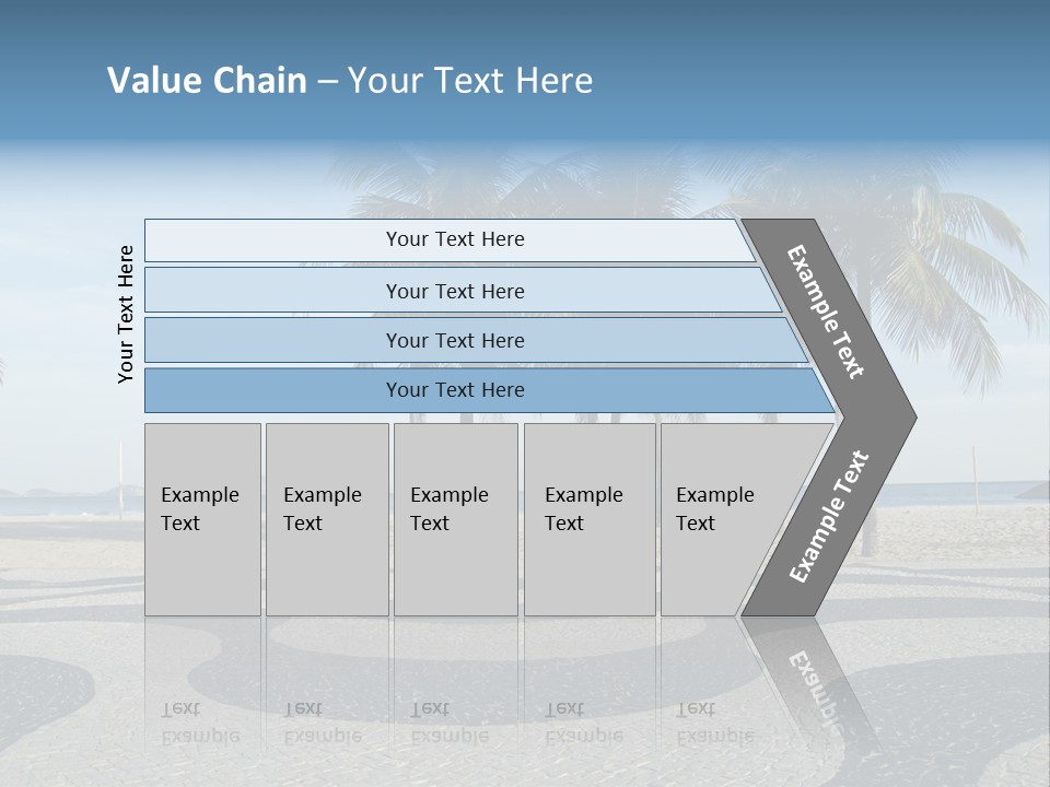 Copacabana Sidewalk - In Front Of The Beach PowerPoint Template