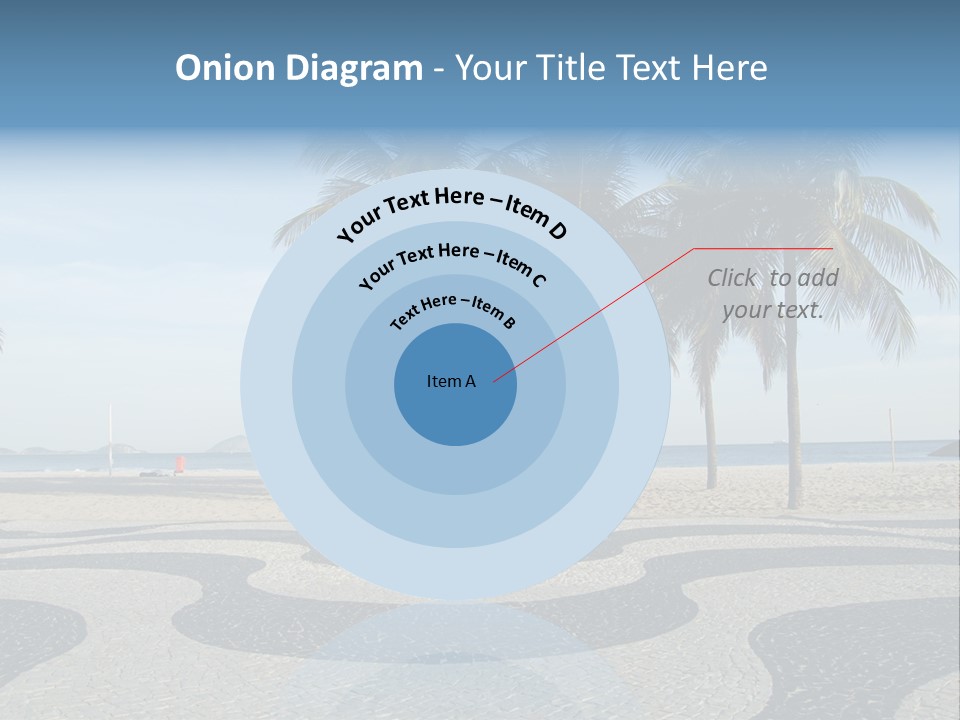 Copacabana Sidewalk - In Front Of The Beach PowerPoint Template