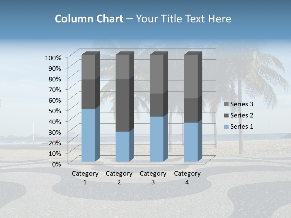 Copacabana Sidewalk - In Front Of The Beach PowerPoint Template