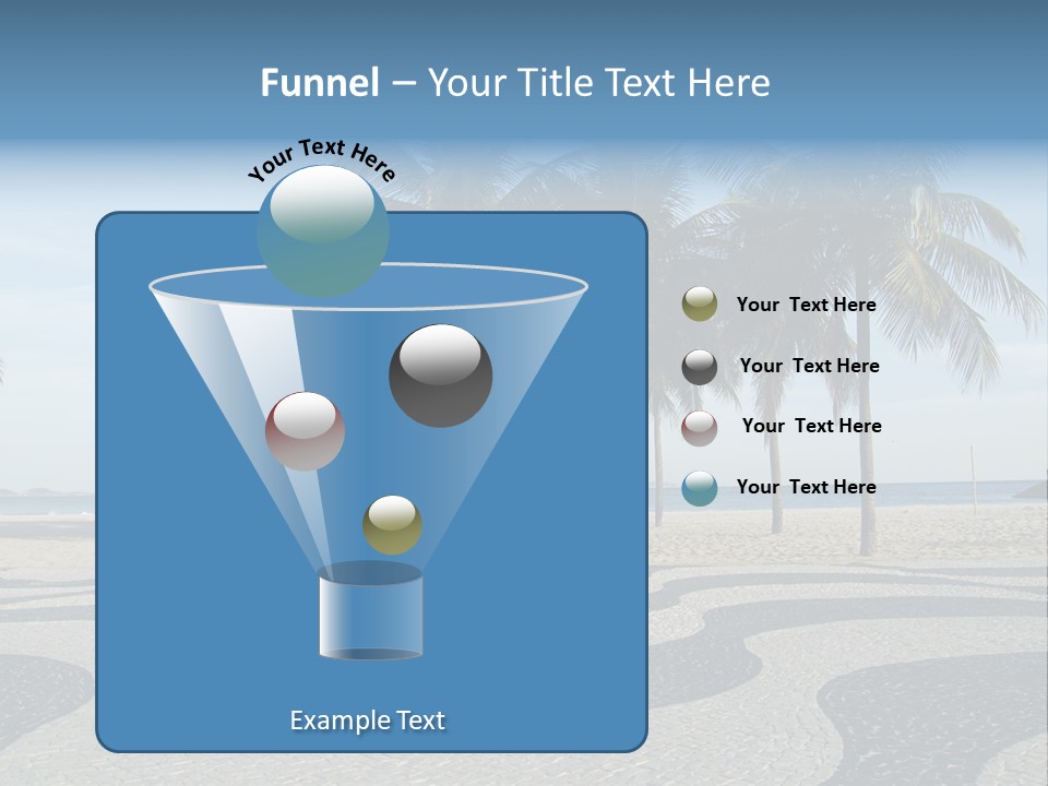 Copacabana Sidewalk - In Front Of The Beach PowerPoint Template