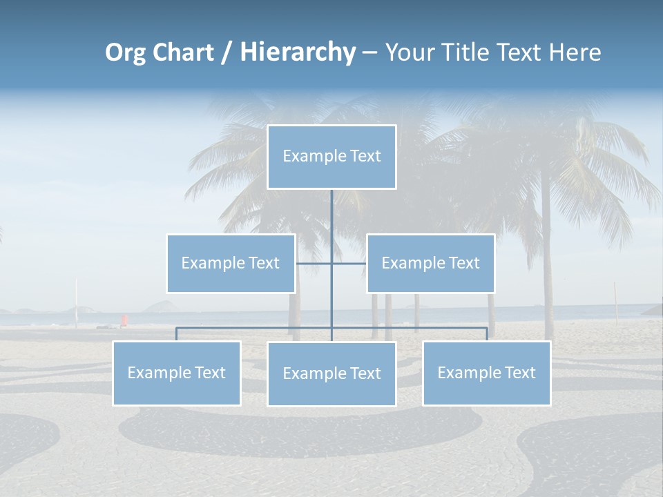 Copacabana Sidewalk - In Front Of The Beach PowerPoint Template