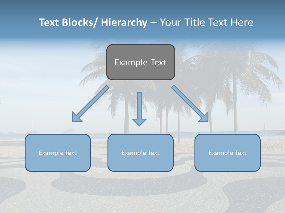 Copacabana Sidewalk - In Front Of The Beach PowerPoint Template