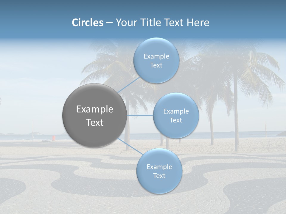 Copacabana Sidewalk - In Front Of The Beach PowerPoint Template