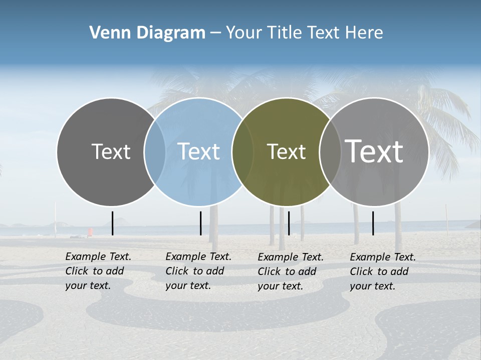 Copacabana Sidewalk - In Front Of The Beach PowerPoint Template