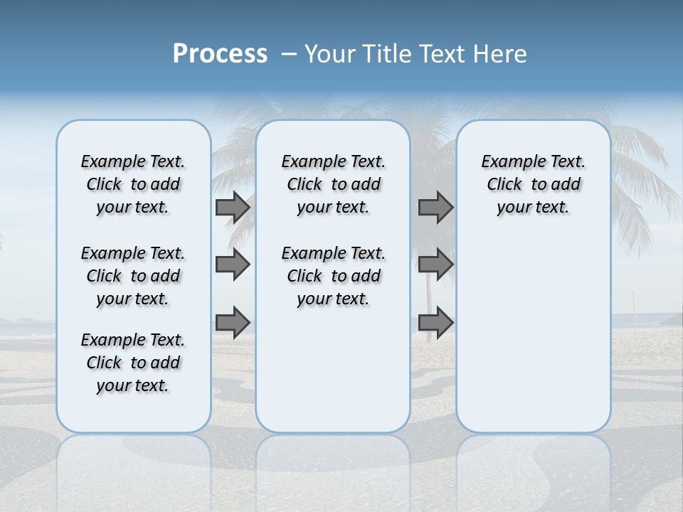 Copacabana Sidewalk - In Front Of The Beach PowerPoint Template