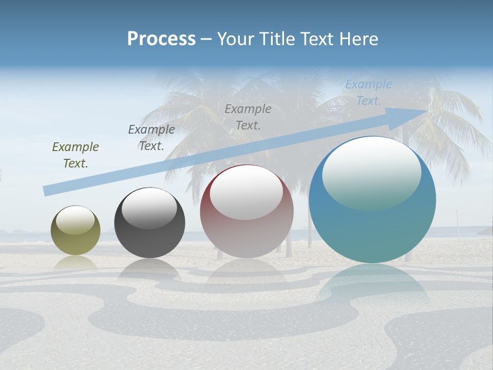 Copacabana Sidewalk - In Front Of The Beach PowerPoint Template