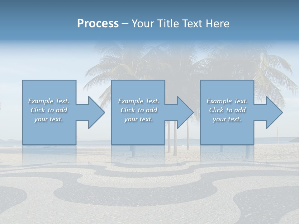 Copacabana Sidewalk - In Front Of The Beach PowerPoint Template