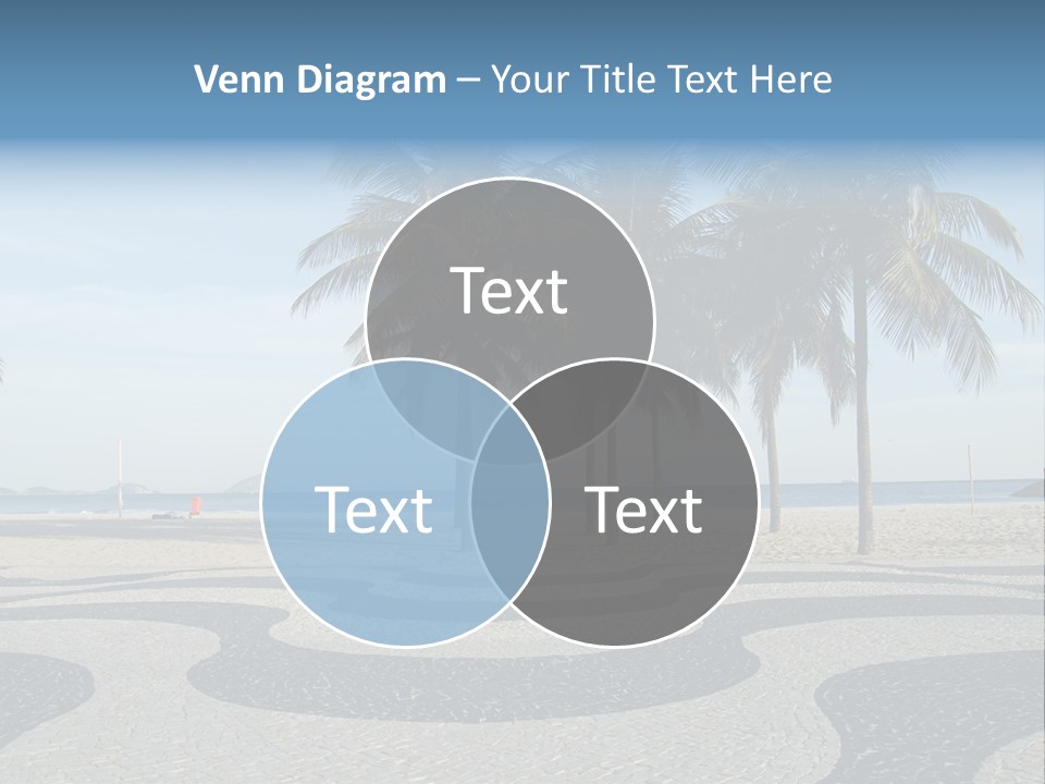 Copacabana Sidewalk - In Front Of The Beach PowerPoint Template