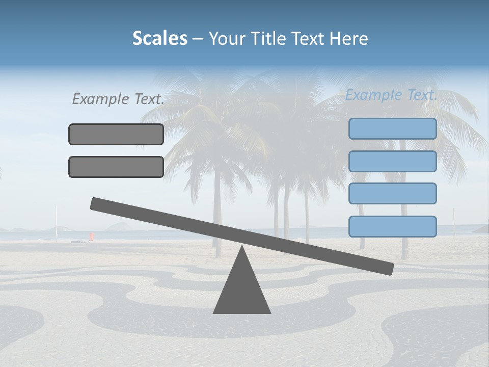 Copacabana Sidewalk - In Front Of The Beach PowerPoint Template