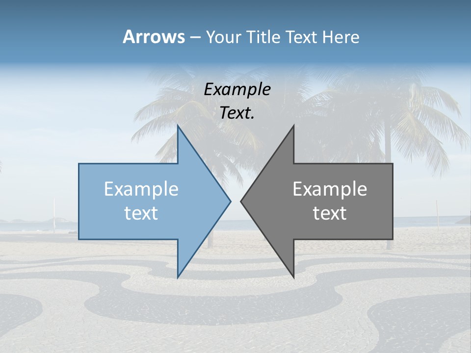 Copacabana Sidewalk - In Front Of The Beach PowerPoint Template