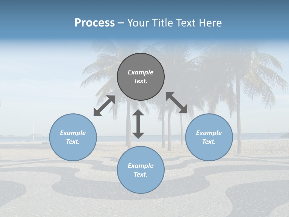 Copacabana Sidewalk - In Front Of The Beach PowerPoint Template