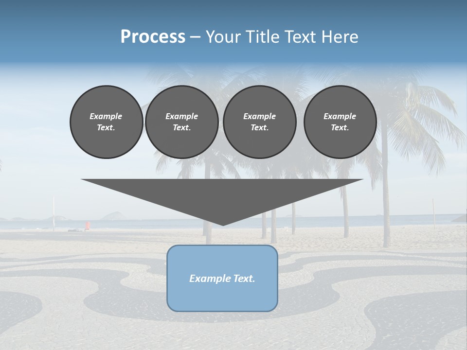 Copacabana Sidewalk - In Front Of The Beach PowerPoint Template