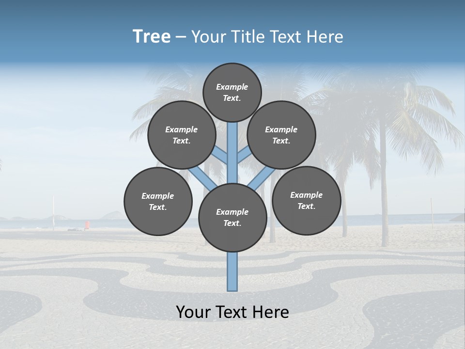 Copacabana Sidewalk - In Front Of The Beach PowerPoint Template