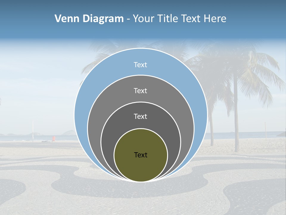Copacabana Sidewalk - In Front Of The Beach PowerPoint Template
