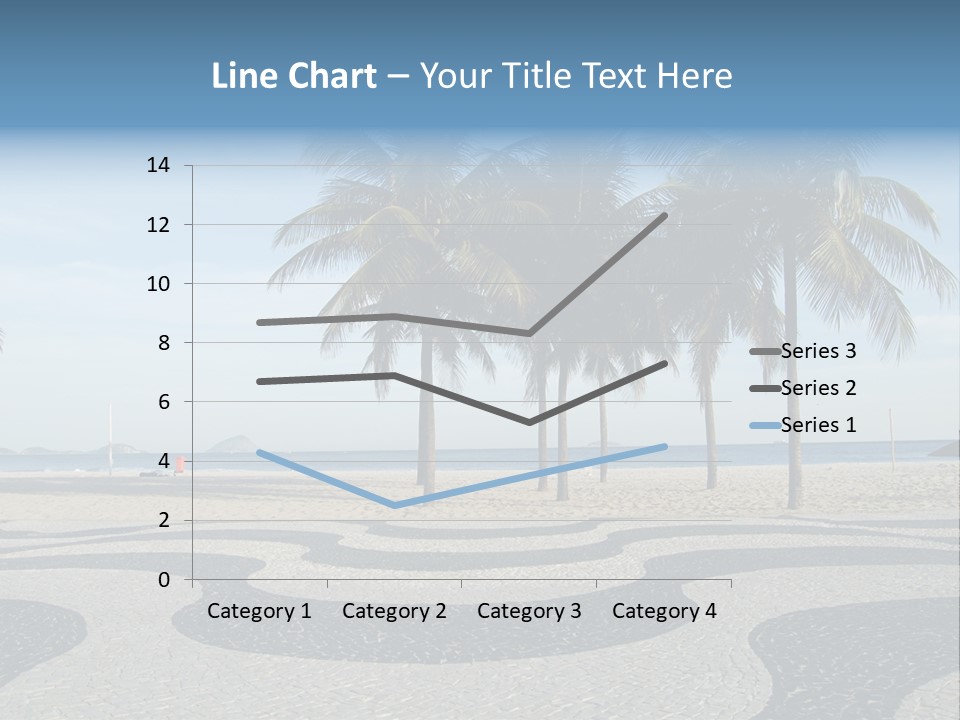 Copacabana Sidewalk - In Front Of The Beach PowerPoint Template