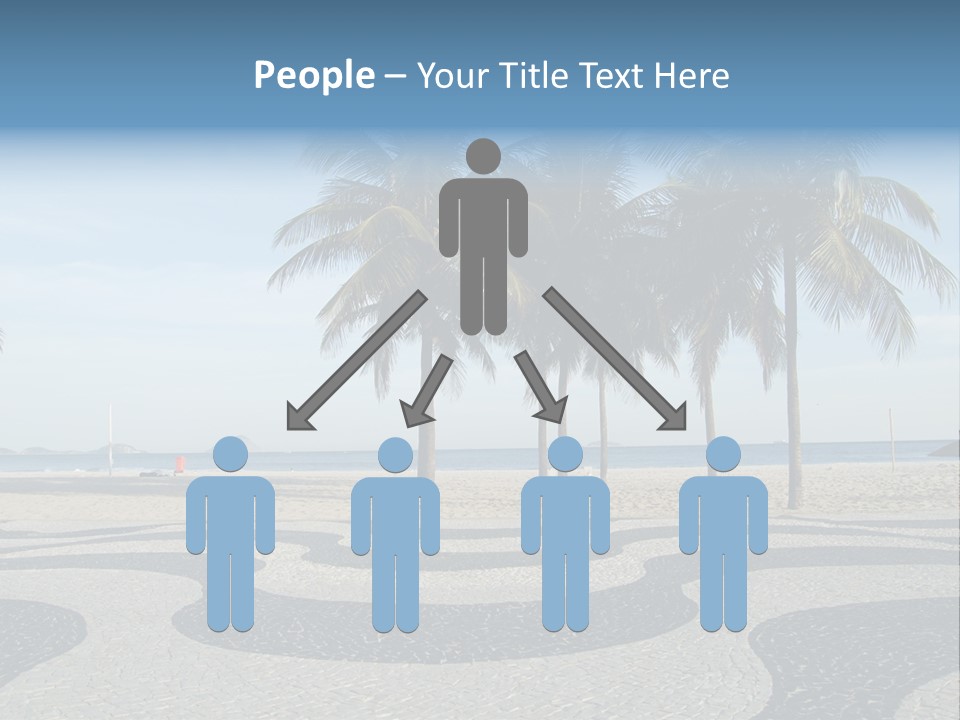 Copacabana Sidewalk - In Front Of The Beach PowerPoint Template