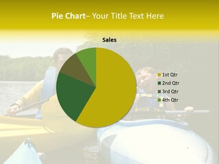 Father And Son Kayaking PowerPoint Template