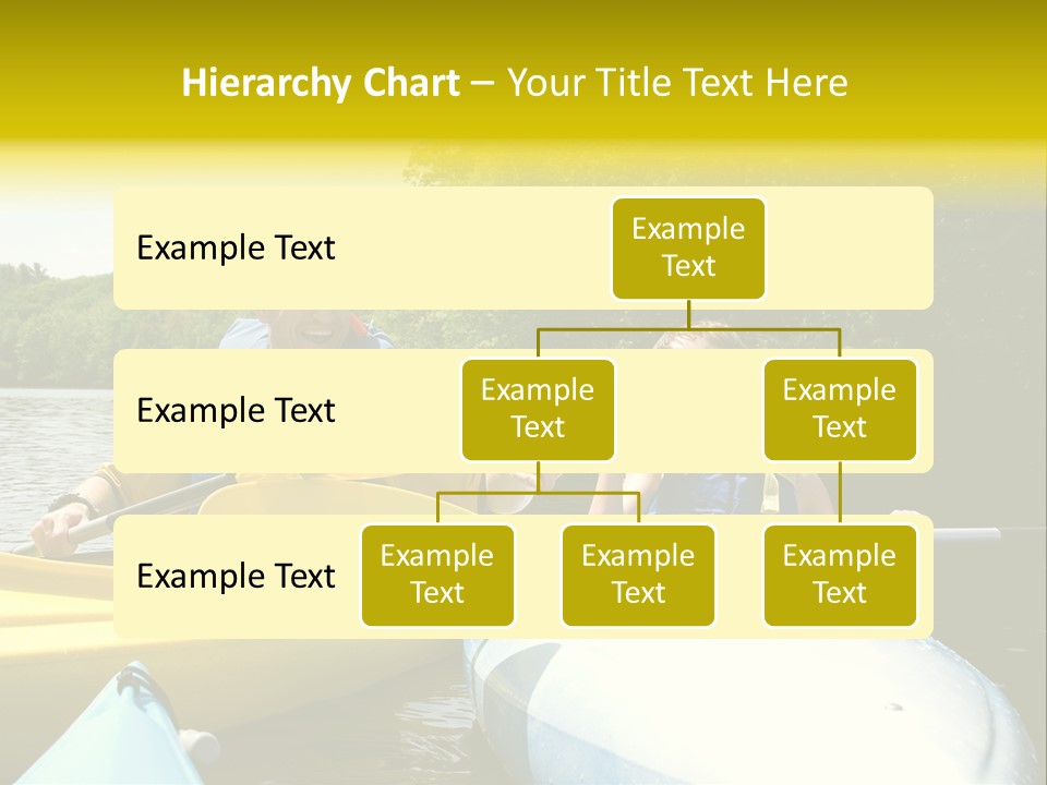 Father And Son Kayaking PowerPoint Template
