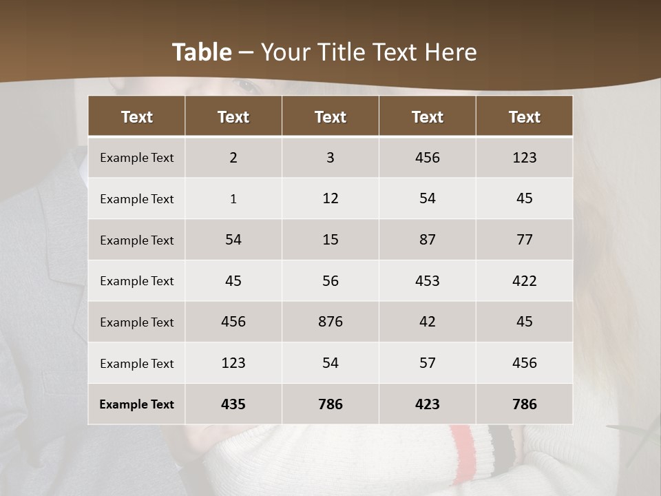 Brother And Sister At The School PowerPoint Template