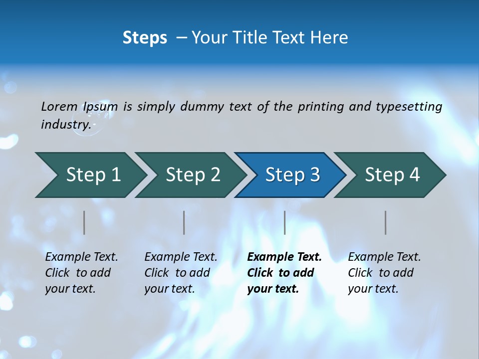 Water Drop Six PowerPoint Template