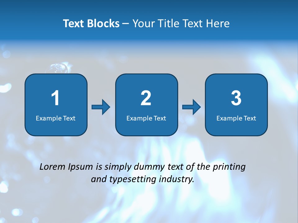 Water Drop Six PowerPoint Template