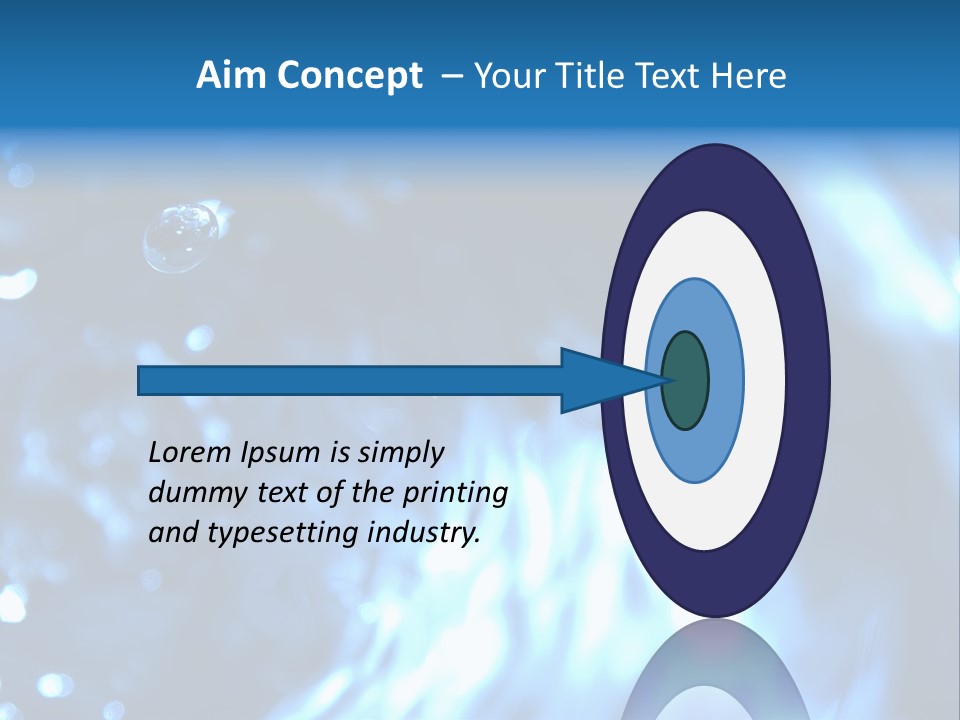 Water Drop Six PowerPoint Template