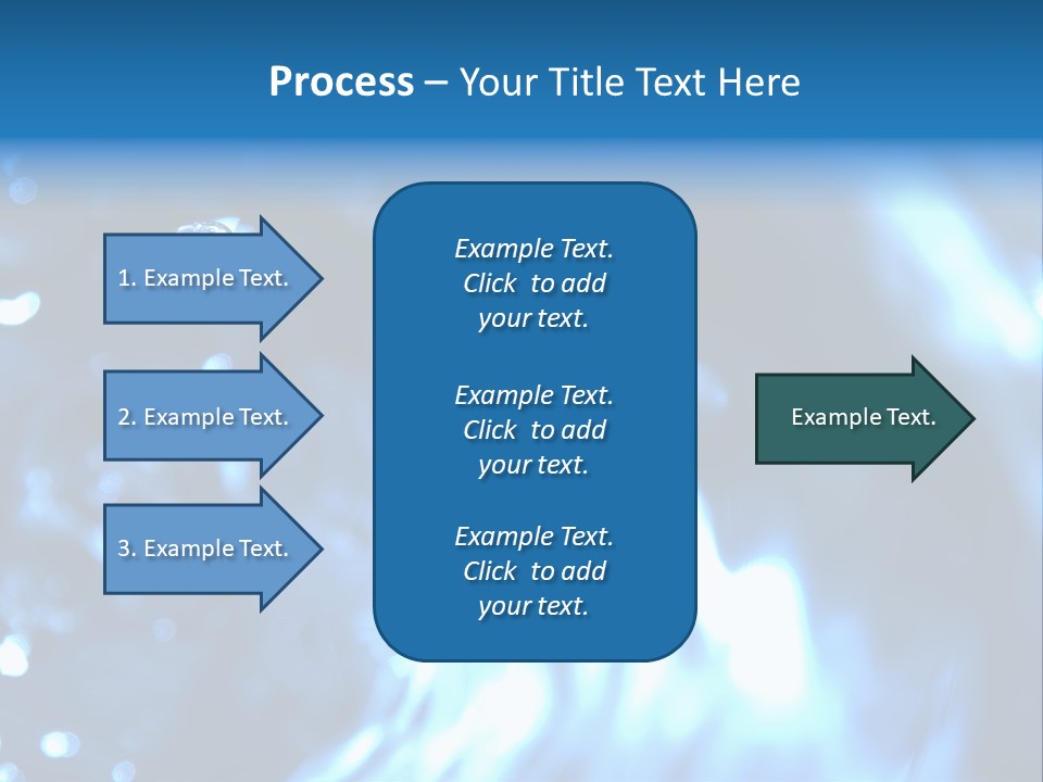 Water Drop Six PowerPoint Template