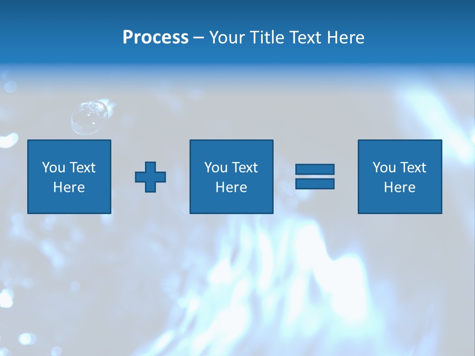 Water Drop Six PowerPoint Template
