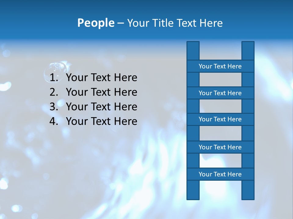 Water Drop Six PowerPoint Template